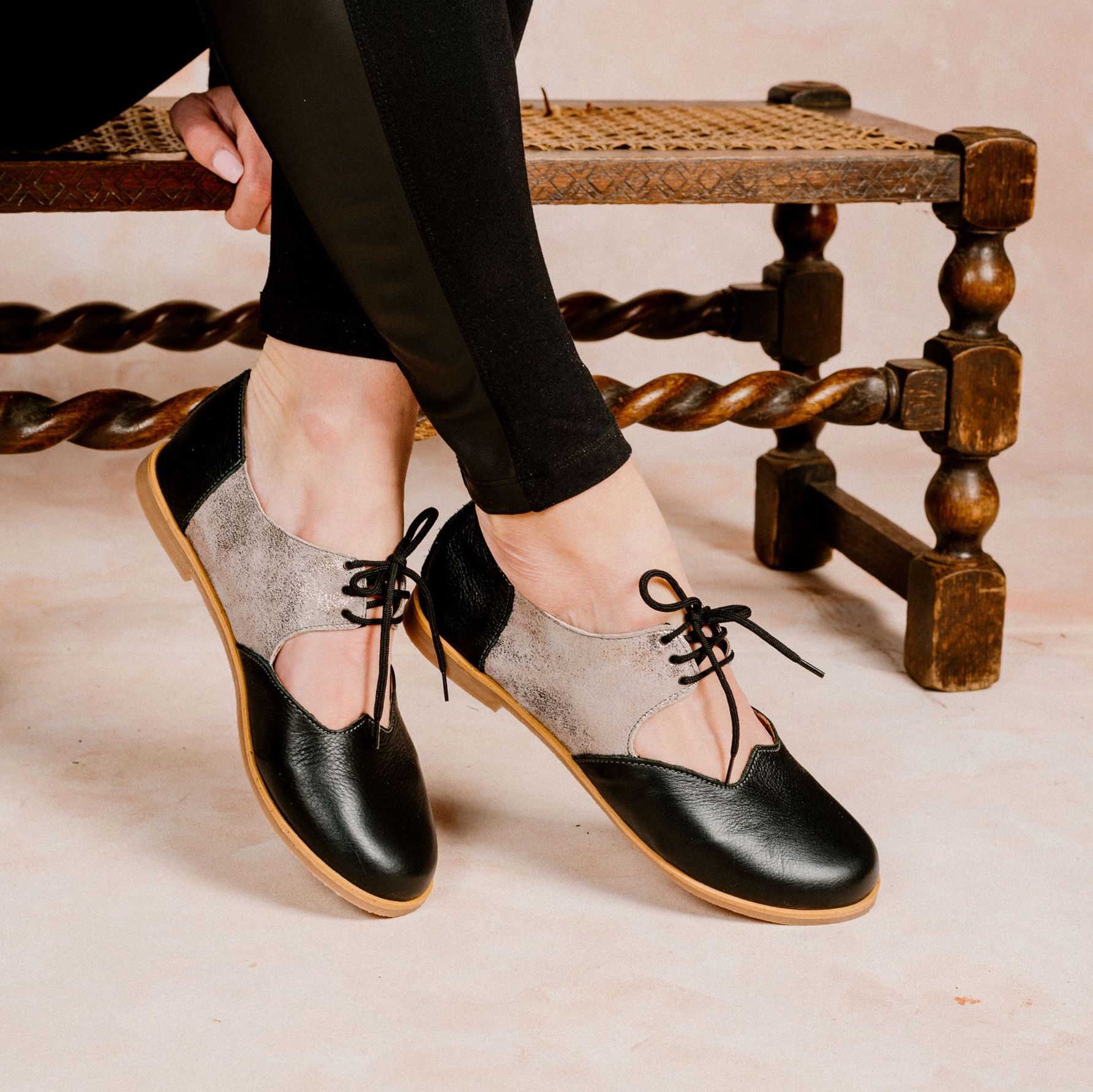 Philippa Black/Silver Glitter